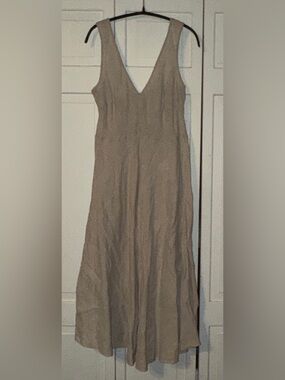 Linen Sundress by azul clothes - made in Ibiza - size Large